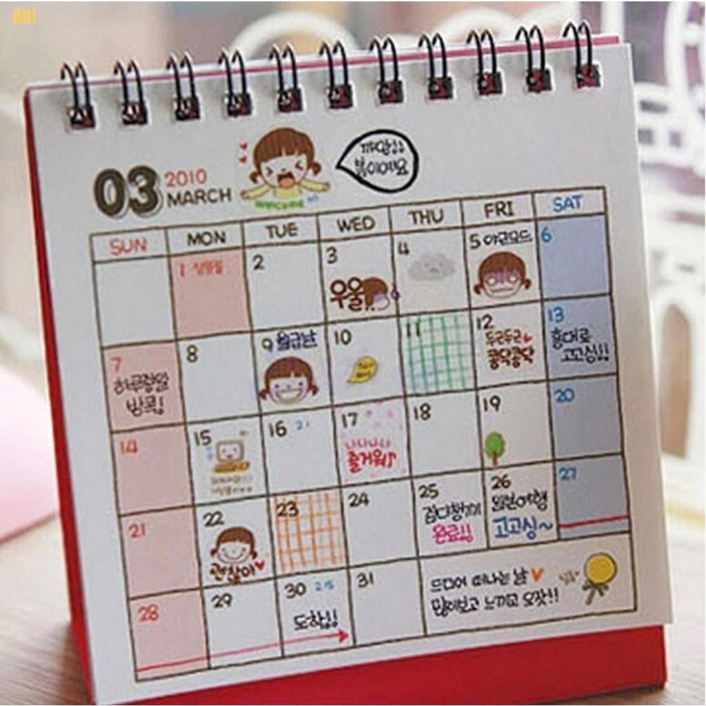 Bộ 6 Tấm Sticker Hoạt Hình Dán Trang Trí Sổ Tay Nhật Ký