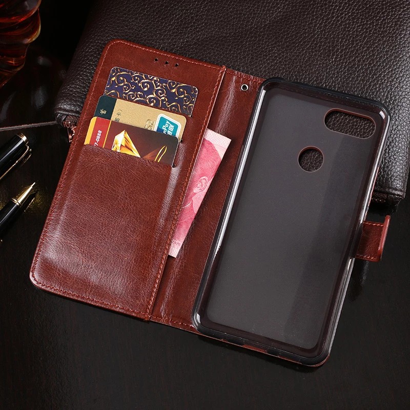 Flip Case Asus Zenfone Max Plus M1 ZB570TL 5.7" X018D Case Wallet PU Leather Cover