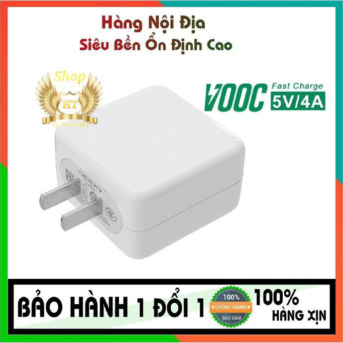CS06 - CỦ SẠC VOOC OPPO -Củ sạc nhanh Oppo 5V/ 4A 20W zin máy chính Hãng