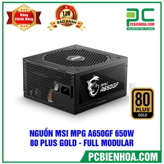 Nguồn máy tính MSI MPG-A650GF - 650W - 80 PLUS GOLD - Full Modular