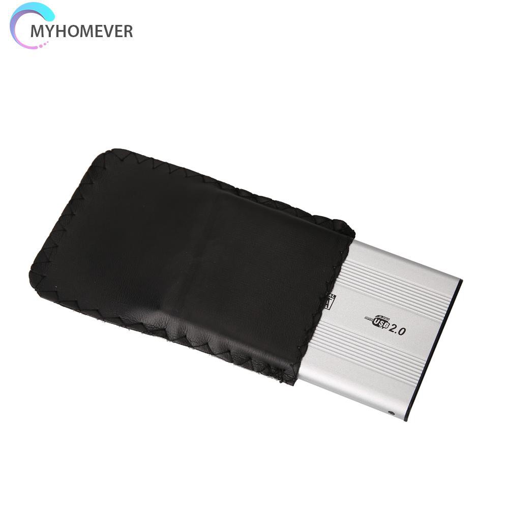 myhomever 2.5 Inch USB 2.0 SATA External Mobile Hard Disk Box Aluminum Alloy Shell