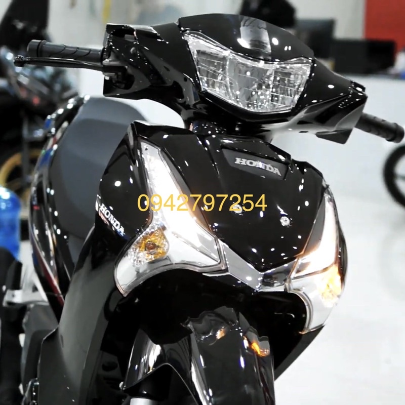 Sơn xe máy Honda Wave RSX màu Đen bóng MTP201-1K và MCP702-2K Ultra Motorcycle Colors