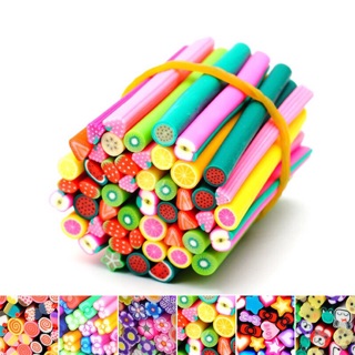 [Nhập TOYMAY giảm 10K Xu]50 cây Nail đất sét - nail trái cây - nail trang trí slime - nail bánh kem - nail thú cưng
