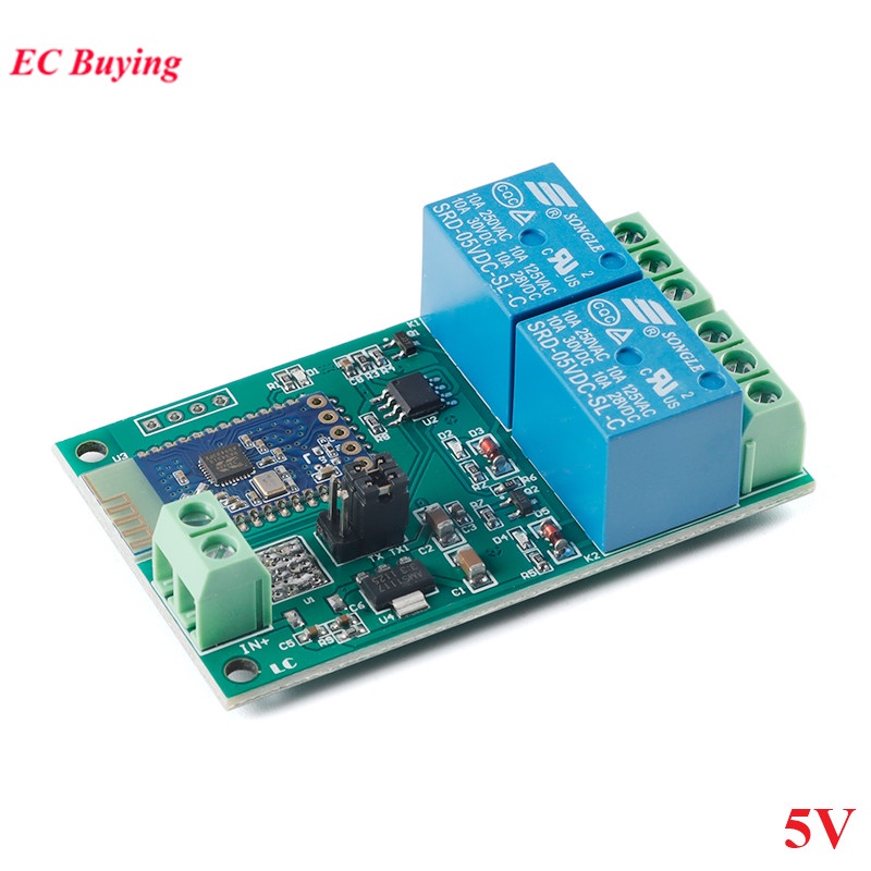 Mô Đun Rơ Le 5v 12v 1 2 4 Kênh bluetooth Thông Minh Điều Khiển Từ Xa Bằng Ứng Dụng Ở Nhà