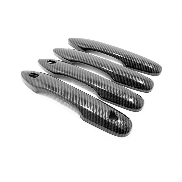 Ốp Tay Cửa Và Hõm Cửa Xe Toyota Camry 2019 2020 2021 2022 Carbon thể thao Cao Cấp Chống xước tay cửa làm đẹp cho xe