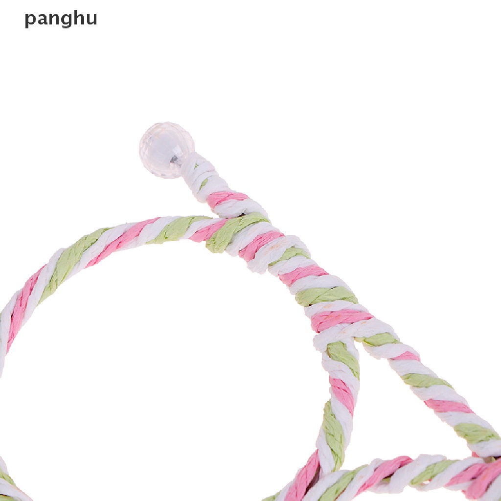 [panghu] Móc Treo Khăn Quàng Cổ / Thắt Lưng Bằng Lụa Hình Tròn Màu Đan Mây Có Thể Gập Lại [V