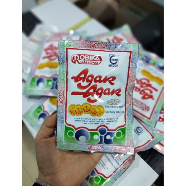 Bột thạch giòn Agar gói 50g