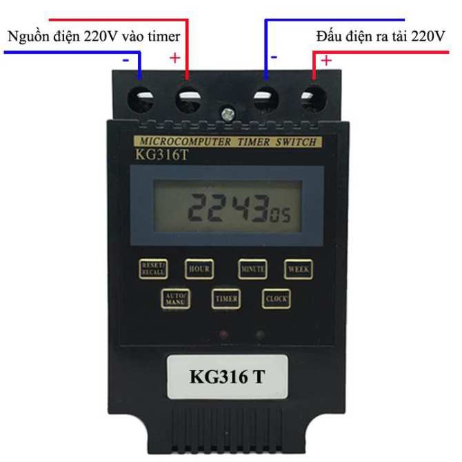 Công Tắc Hẹn Giờ Tắt Mở Tự Động