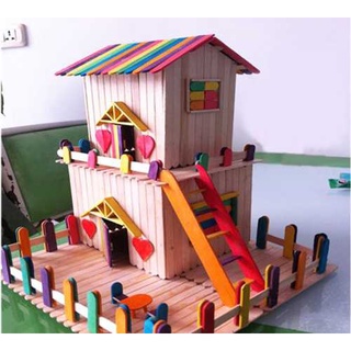 Que kem gỗ 6 màu (50 cái/bich)