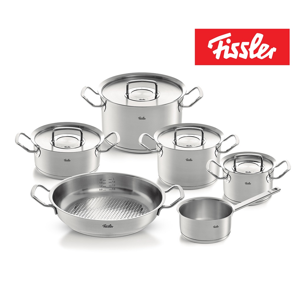 Bộ nồi 6 món Fissler Original Pro (nắp inox) hàng chính hãng 100% sản xuất tại Đức