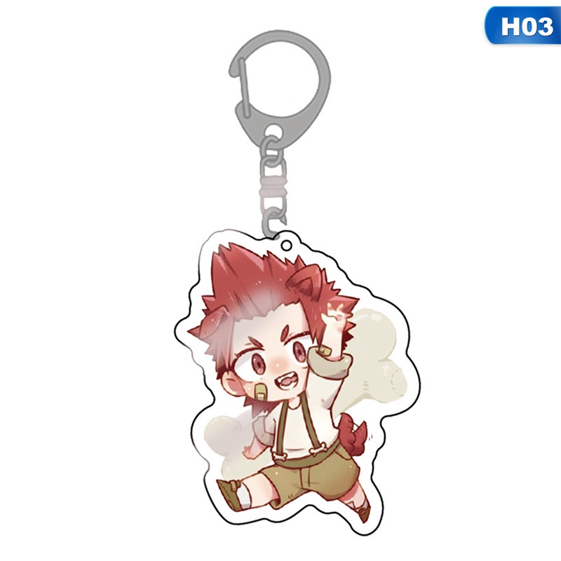 Móc khóa nhựa acrylic họa tiết hoạt hình My Hero Academia