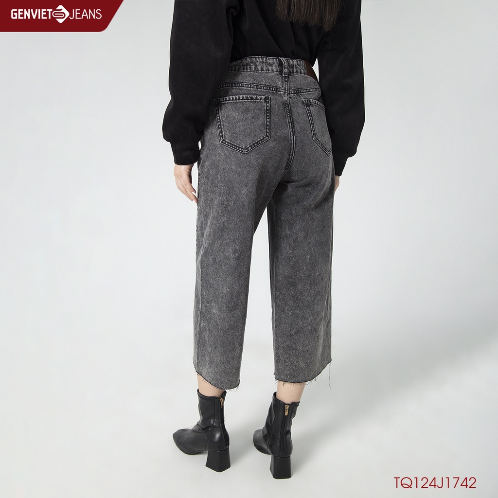 Quần dài jeans nữ GENVIET TQ124J1742