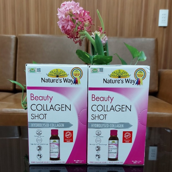 ( Hộp 10 ống) Collagen Dạng Nước  - Beauty Collagen Shot Nature’s Way