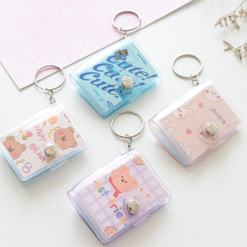 Album ảnh móc khóa 3x4 4x5 cm miễn phí in 16 ảnh theo yêu cầu tại Tiệm ảnh trang bèo