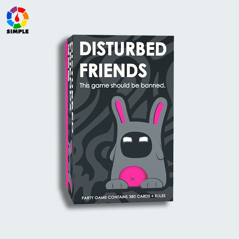 Bộ thẻ trò chơi Disturbed Friends giải trí vui nhộn