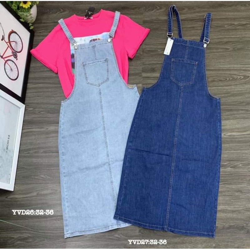 Yếm Váy Jean Cực Xinh [Bigsize 60-90kg] | BigBuy360 - bigbuy360.vn