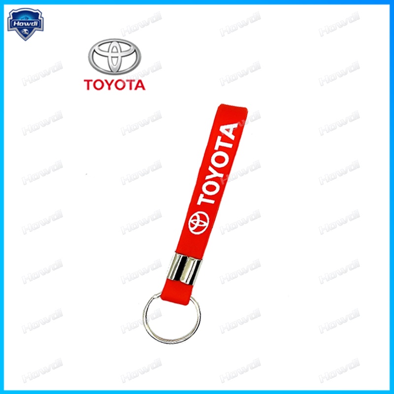 Móc Khóa Silicon Hình logo Toyota Thời Trang