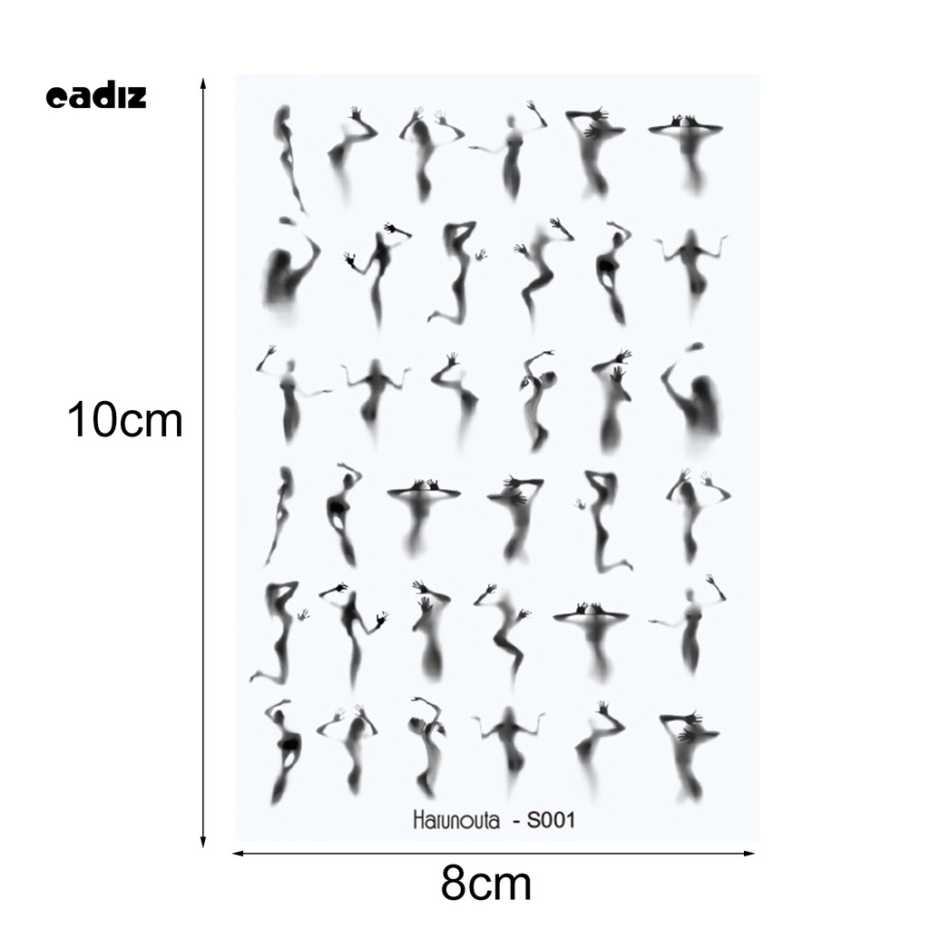 [Hàng mới về] Miếng dán móng tay siêu mỏng họa tiết hoa lá sáng tạo DIy cho nữ