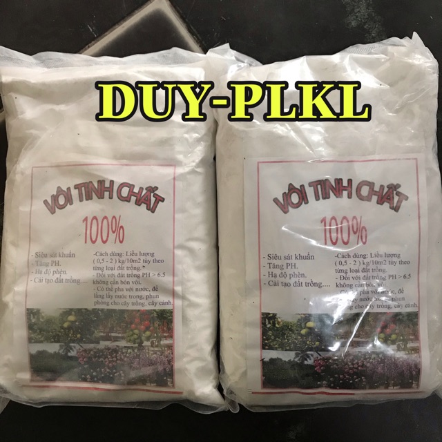 Vôi Tinh Chất - 100% - Túi 1kg.