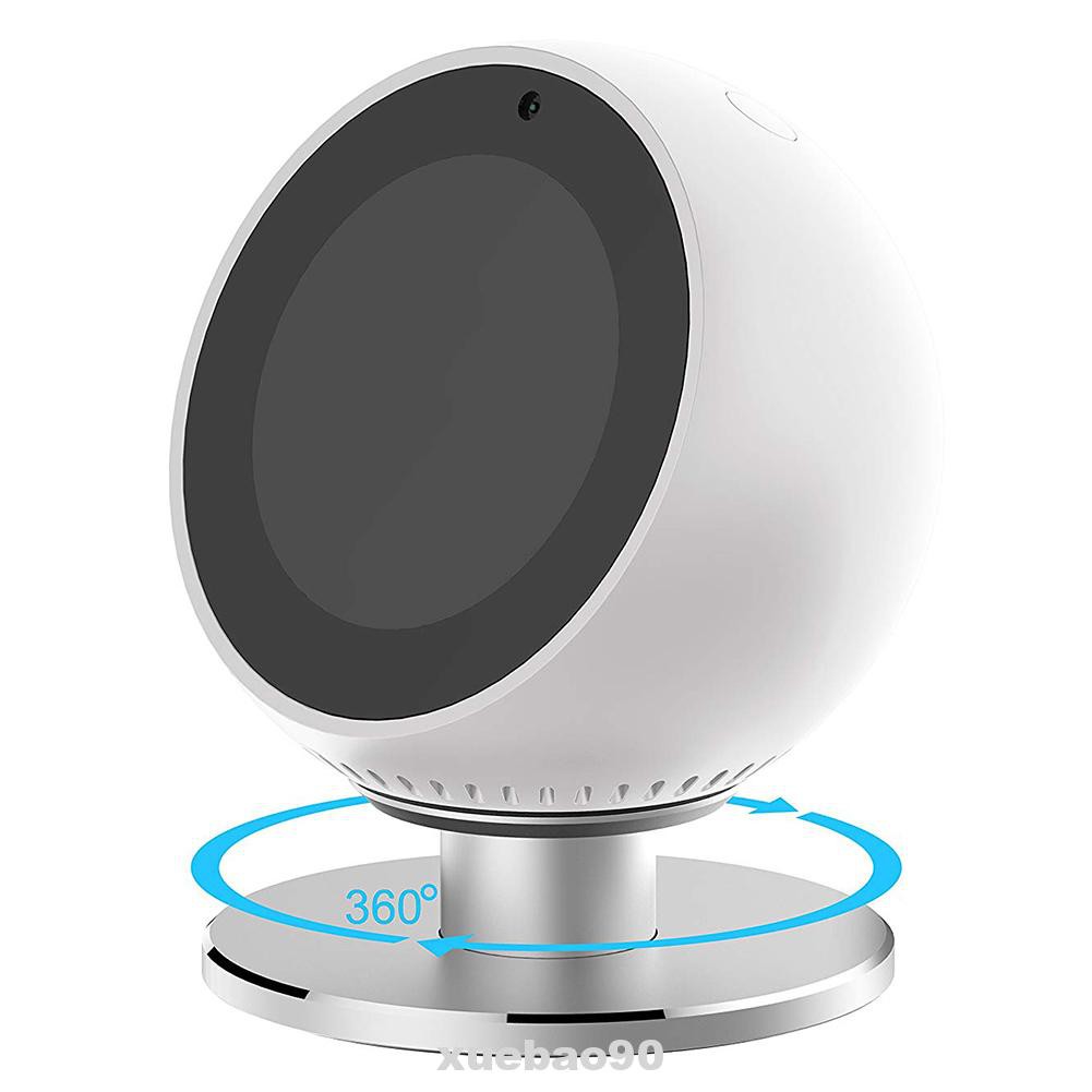 Speaker Stand Aluminum Alloy Storage Fashion Anti Slip 360 Degree Rotate Home Office For Amazon Echo Spot