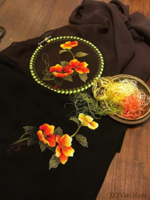 Tép lớn 50m chỉ tơ bóng loang màu