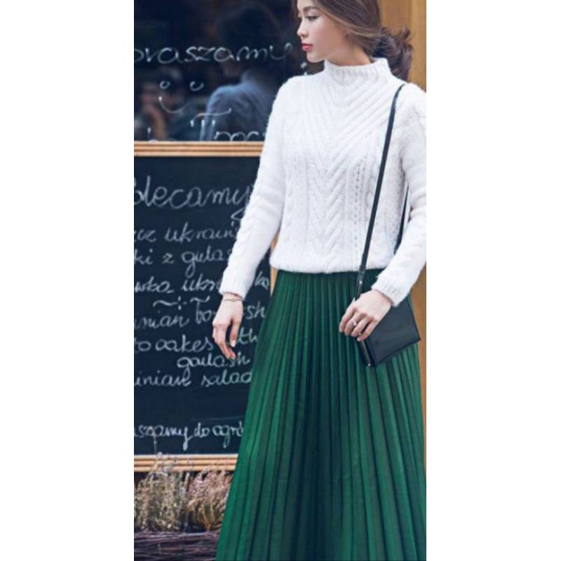 chân váy xếp li