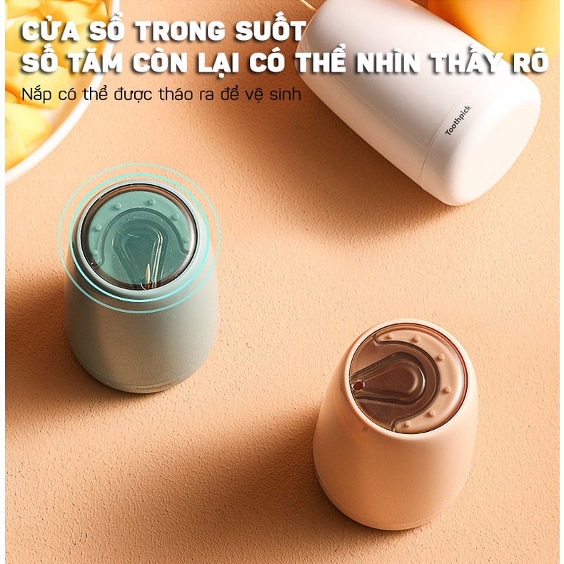 Hộp Đựng Tăm Nhấn Tự Động Lấy Tăm Thông Minh Cao Cấp Toothpick DOKEY99