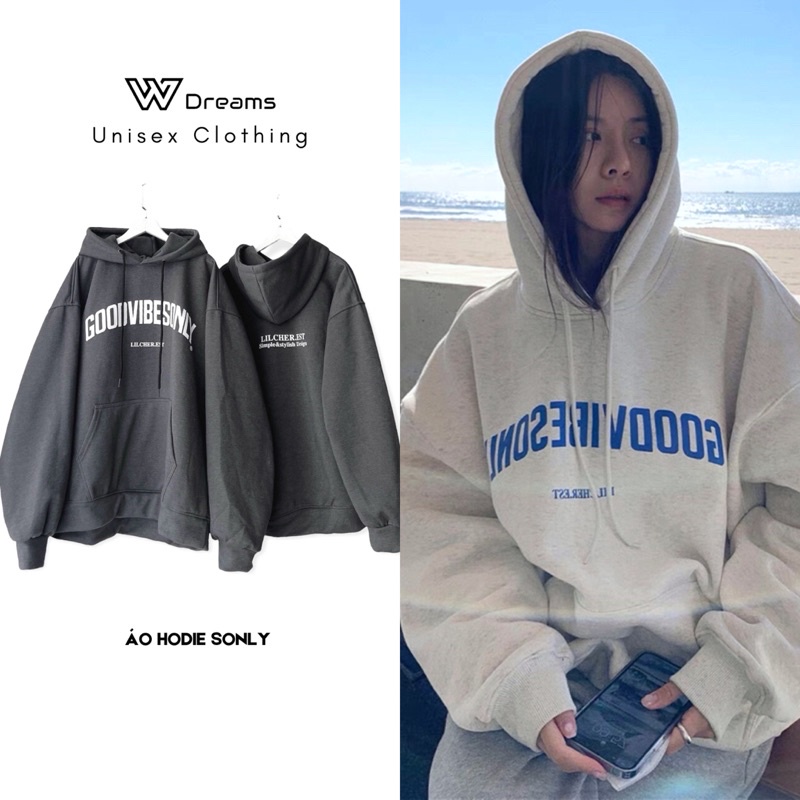 Áo Hodie SONLY Vãi Nỉ Bông Dày dặn Form Ulzzang Unisex ( Có Ảnh Thật)