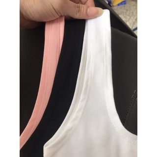 Áo croptop sát  nách chất bozip TC a4
