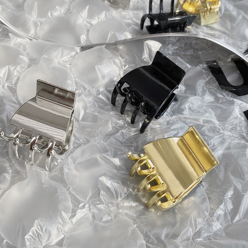 Kẹp Tóc Đuôi Ngựa Bằng Kim Loại Phong Cách Vintage Hàn Quốc