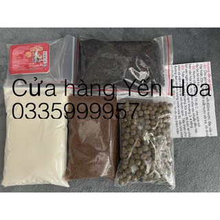 Set Trà Sữa Trân Châu Đường Đen - 5 món