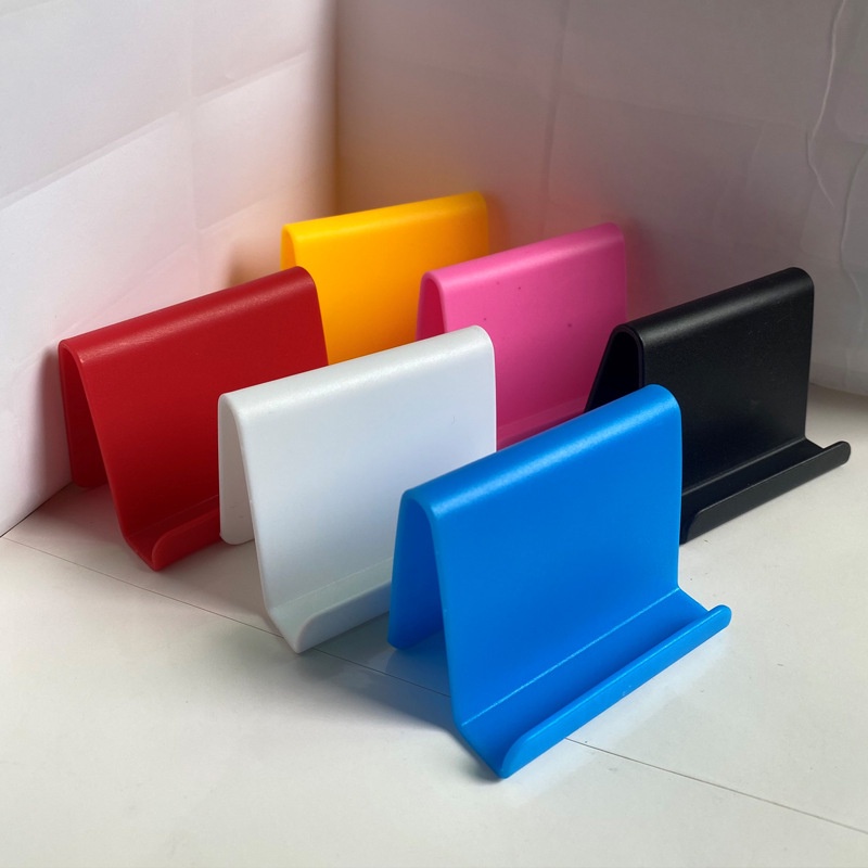 Giá Đỡ Điện Thoại / Máy Tính Bảng Để Bàn Bằng Nhựa Màu Ngẫu Nhiên Nhỏ Gọn 1 Cái Cho iPhone & Android