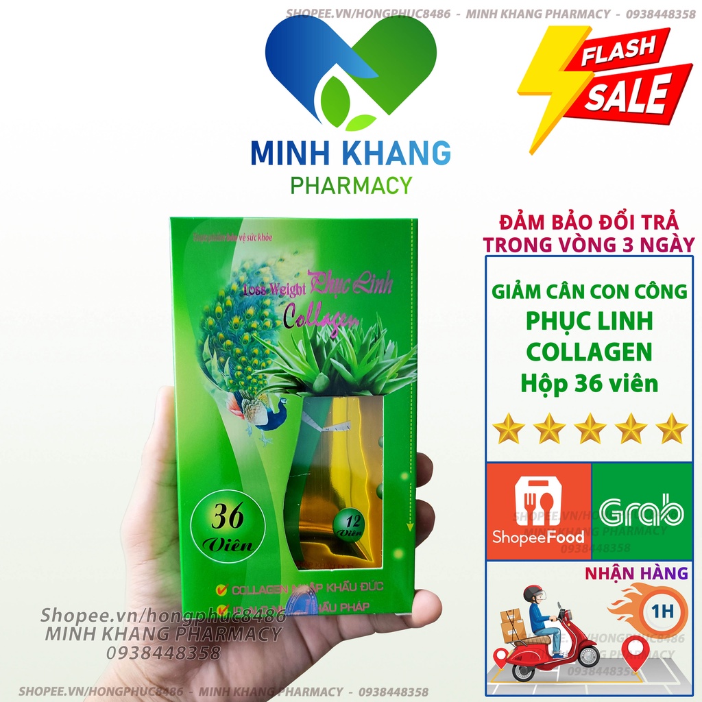 SLIM PHUC LINH HỘP 36 Viên Minh Khang Pharmacy Che tên sản phẩm