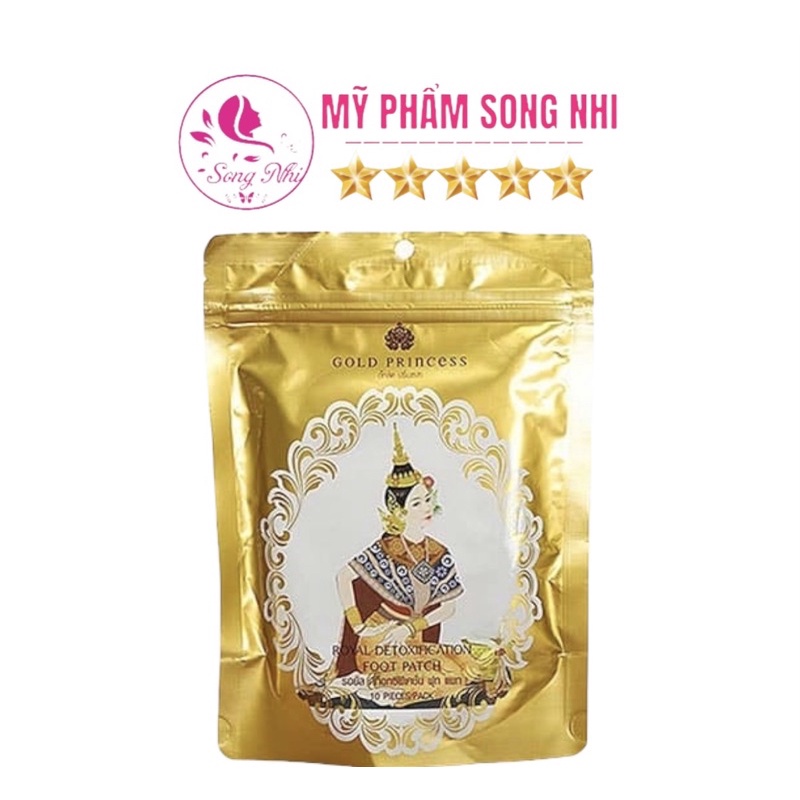 Dán thải độc chân Royal Gold Princess Hoàng Cung thái chính gốc