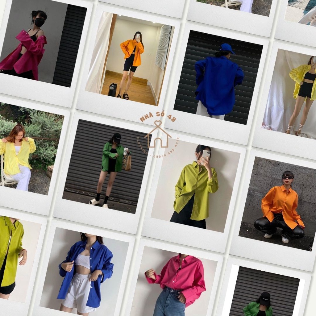 Áo sơ mi nữ tay dài màu Trendy Thu - đông năm 2021