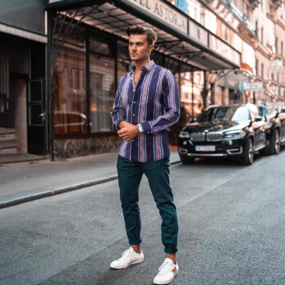 Sơ mi nam Galvin cotton họa tiết , áo sơ mi họa tiết co giãn 26 - Leo Vatino | BigBuy360 - bigbuy360.vn