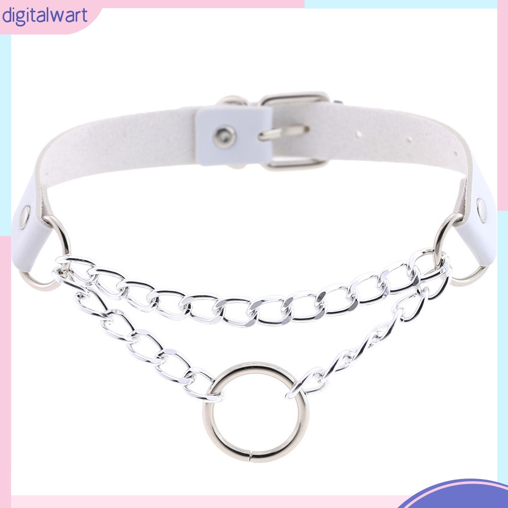 Vòng Cổ Choker Giả Da Thời Trang Cá Tính Cho Nam / Nữ