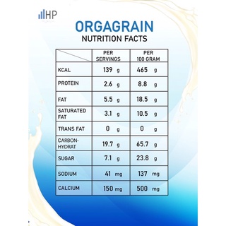 Sữa hạt Orgagrain 900g