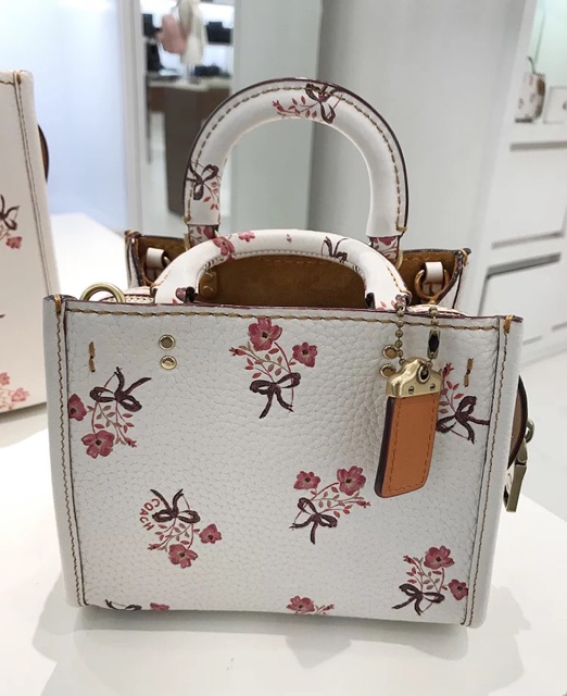 🆘RẺ VÔ ĐỊCH🆘 Túi Coach Rogue mini da bò nguyên bản