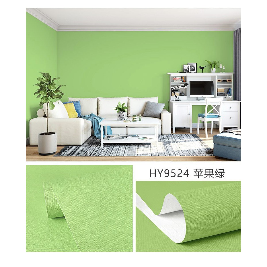 Decal Giấy dán tường 10Mét Trơn Nhám nhiều màu keo sẵn chống nước tốt khổ 45cm | BigBuy360 - bigbuy360.vn