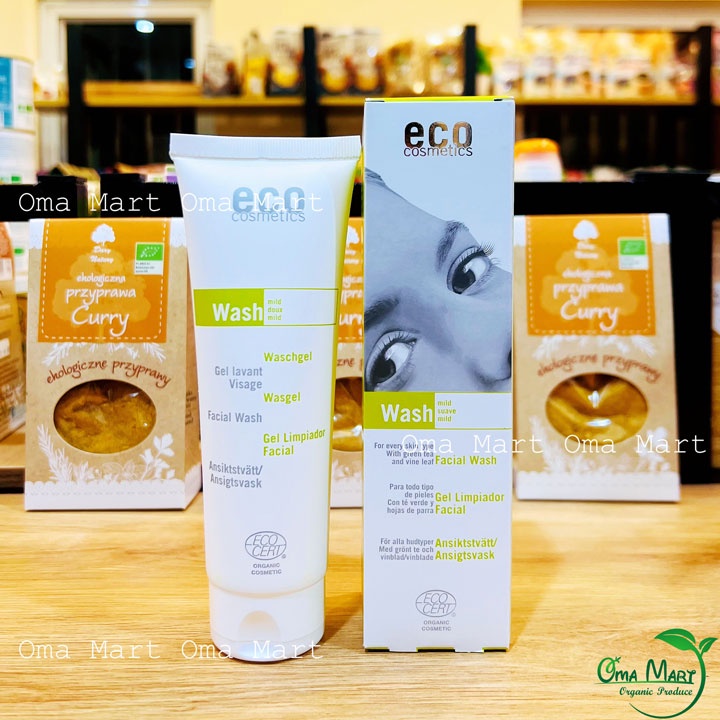 Gel rửa mặt làm sạch sâu hữu cơ Eco Cosmetics 125ml