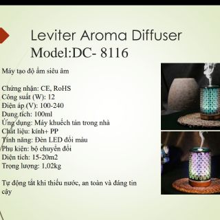 Máy khuếch tán tinhh dầu Leviter Dc 8116