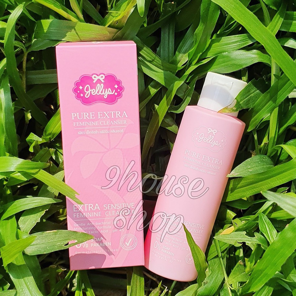 01 Chai Dung dịch vệ sinh JELLYS PURE EXTRA FEMININE CLEANSER Thái Lan 80ml