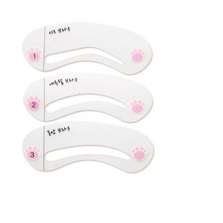 khuôn kẻ mày set 3c
