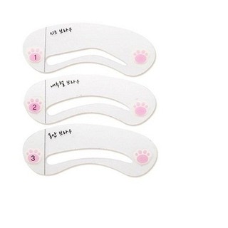 Khuôn kẻ mày set 3c