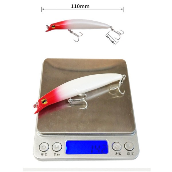 Mồi câu cá giả 11cm / 14g có gắn lưỡi câu
