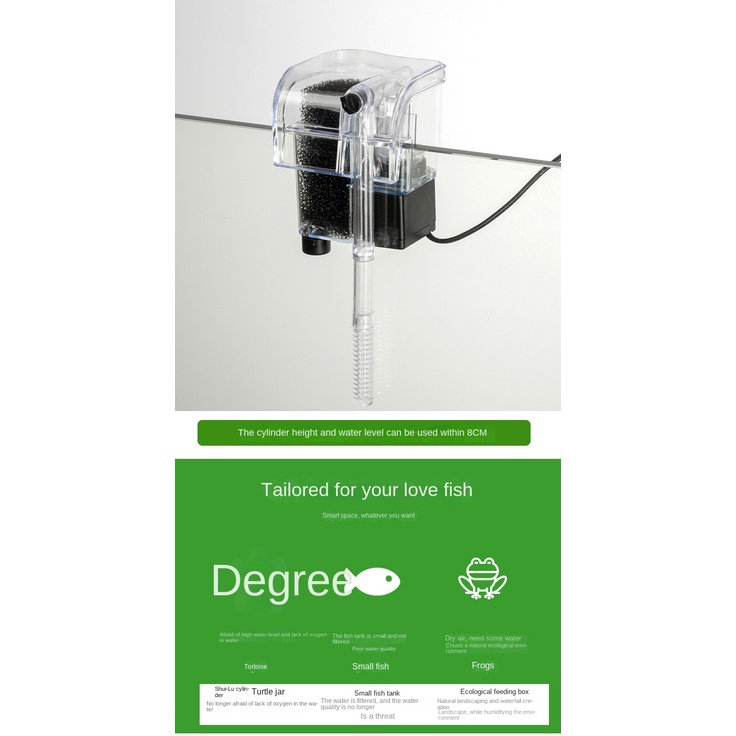 Máy Lọc Nước Bể Cá Có Phích Cắm Tiện Dụng