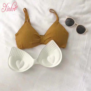 Áo Bra MS308 Gân Nơ, Đệm Dày