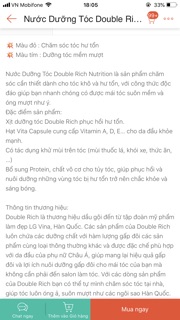 Nước dưỡng tóc Double Rich Nutrition