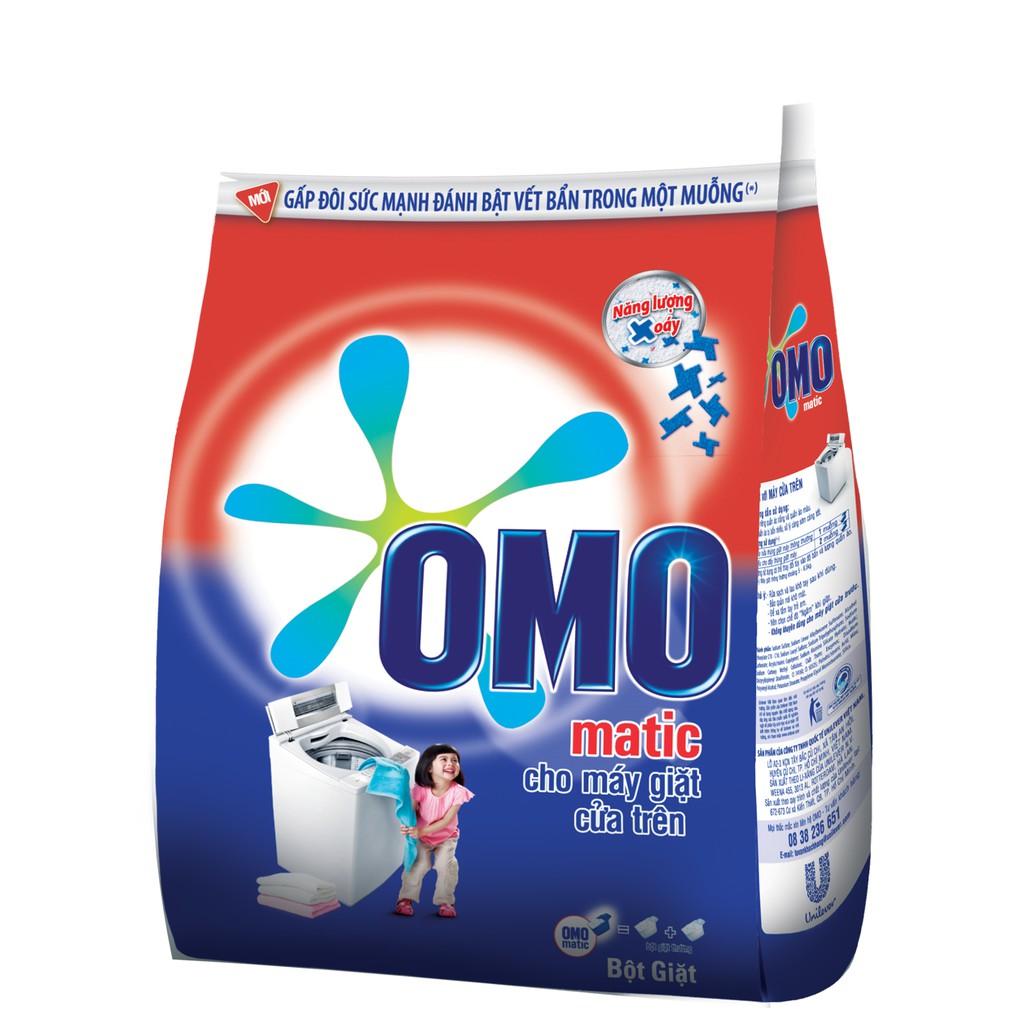 Bột Giặt Omo Matic Cửa Trên 6kg